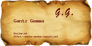Gantz Gemma névjegykártya